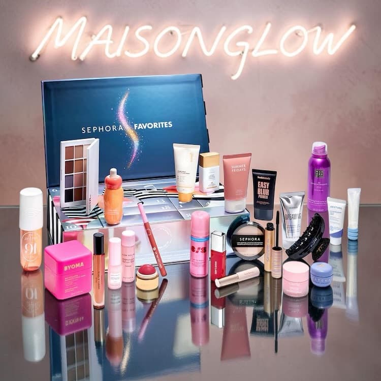 Calendrier Sephora Favorites avec ses 24 produits
